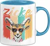 Zicke Tasse Geschenk Retro Vintage Ziege Landwirt Produktbild-Vorschau 1