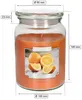 KOTARBAU® Duftkerze Duft Groß im Glas mit Deckel Orange Produktbild-Vorschau 2