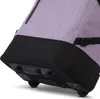 Close-up view of the bottom and side of a rolling suitcase. Náhľad obrázku produktu