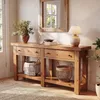 Tribesigns Konsolentisch aus Massivholz, 160 cm, mit 2 Produktbild-Vorschau 8