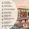 CASARIA Pavillon de jardin crème Voir les images du produit 5