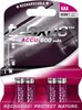 Tecxus 14112 Nabíjecí baterie AAA (Micro)/HR03 - 600 mAh, 4 Náhled obrázku produktu 1
