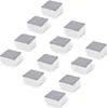 vidaXL LED reflektory do zeme vonkajšie 12 ks 100x100x68 mm Náhľad obrázku produktu 1