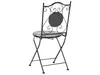 BELIANI Balkon Set Schwarz u. Blau aus Metall Mosaik Muster Produktbild-Vorschau 9