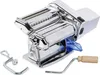 A chrome pasta maker with accessories on a white background. Podgląd zdjęcia produktu
