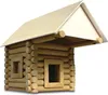 A model of a log cabin made of wood. Anteprima dell’immagine prodotto