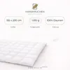 HANSKRUCHEN Daunendecke 155x200 cm extra Warm 100% Daunen Produktbild-Vorschau 1