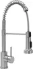 A stainless steel kitchen faucet with a pull-down sprayer. Náhľad obrázku produktu