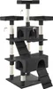 A multi-level cat tree with scratching posts, platforms, and enclosed spaces. Náhled obrázku produktu