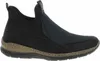A single black Rieker women's bootie is shown from a side view against a white background. Anteprima dell’immagine prodotto