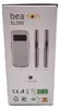 The image shows the packaging of a Beafon SL260 mobile phone, with illustrations of the phone and its sides. Produktbild-Vorschau