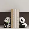 2er-Set Panda-Buchstützen aus Kunstharz – Einzigartige Produktbild-Vorschau 2