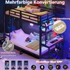 Flieks Etagenbett 90x200cm mit Schreibtisch und Ablagen, Produktbild-Vorschau 6