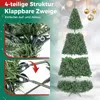 Albero di Natale artificiale COSTWAY, altezza 270 cm, con Anteprima dell’immagine prodotto 6