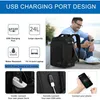 Plecak podręczny, 40x30x20 cm, czarny, 24L, z portem USB do Podgląd zdjęcia produktu 7