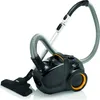 A black and orange Fakir vacuum cleaner is shown against a white background. Produktbild-Vorschau