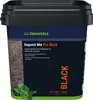 A black plastic tub of aquarium substrate with green branding and text. Produktbild-Vorschau