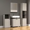 CALICOSY - Meuble sous vasque sur roulettes 2 portes L60 cm Voir les images du produit 8