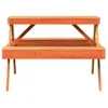 Picknicktisch Wachsbraun 105x134x75 cm Massivholz Kiefer Produktbild-Vorschau 4