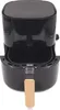 A black Philips air fryer with a gold handle is shown against a white background. Produktbild-Vorschau