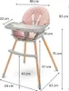 Freja Holz Stuhl staubig rosa Fütterung Stuhl Produktbild-Vorschau 7
