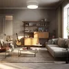 B.K.Licht - Deckenlampe mit Lampenschirm aus Stoff, Taupe, Produktbild-Vorschau 4