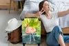 MuchoWow® Koffer Handgepäck Trolley Rollkoffer Kleine Produktbild-Vorschau 2