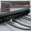 Primewire Plochý páskový kábel CAT 8 s bavlneným plášťom - Náhľad obrázku produktu 6