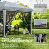 Outsunny Tonnelle pliante tonnelle de jardin extšŠrieure Voir les images du produit 6