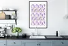 MuchoWow® MuchoWow® Gerahmtes Poster Blumen - Lila - Rosen Produktbild-Vorschau 4