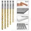 16Tlg Echskant Bitbohrer Set Titan HSS Schlag Produktbild-Vorschau 2