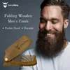 Pettine pieghevole in legno da uomo Anteprima dell’immagine prodotto 2