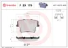 Bremsbelagsatz Scheibenbremse 18 mm BREMBO für u.a. Produktbild-Vorschau 3
