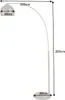 Elegante Bogenlampe LOUNGE DEAL 205cm gold Stehlampe Produktbild-Vorschau 7