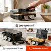 HUSLOG, plancha para gofres de 1600W, para preparar gofres Vista previa de la imagen del producto 5