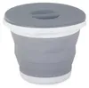 Verk 01548 Secchio pieghevole in silicone con coperchio 5 L Anteprima dell’immagine prodotto 1