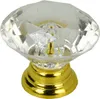 Runder Möbelknopf Aurora in Gold - Elegante, funkelnde Produktbild-Vorschau 1