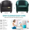 Topchances 2 kusy kryt židle Club Chair Slipcover, Velvet Náhled obrázku produktu 7