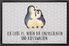 Mr. & Mrs. Panda Schuhabstreifer Pinguine Einschlafen 40 x Produktbild-Vorschau 1