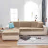Elastischer Velours-Sitzkissenbezug für Sofa 80–100 cm in Produktbild-Vorschau 7