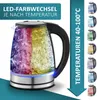 Ecosa Glas Wasserkocher mit Temperatureinstellung | 40°C - Produktbild-Vorschau 6
