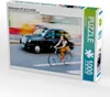 CALVENDO Puzzle Straßenszene mit Taxi in London 1000 Teile Produktbild-Vorschau 1