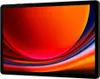 A tablet is shown from a slightly angled side view, displaying a vibrant, abstract wallpaper on its screen. Produktbild-Vorschau