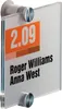 DURABLE Targa fuori porta CRYSTAL SIGN® 105x105 mm, Anteprima dell’immagine prodotto 2