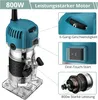 800W Kantenfräse Electric Hand Holz Oberfräse 15tlg Produktbild-Vorschau 7