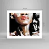 Poster - Poster ohne Rahmen - Öl Mund Frau - 50x40 cm - Produktbild-Vorschau 4