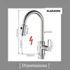 KLARWERK® Paul | ausziehbare Niederdruck Armatur Silber Produktbild-Vorschau 7