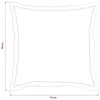vidaXL Kissenbezug 2 stk. HOUTEN Blattdesign 70 x 70 cm Produktbild-Vorschau 8