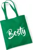 Huuraa Jutebeutel Besty Bestie 10 Liter Kelly Green Produktbild-Vorschau 1