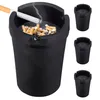Reiseaschenbecher 4er Set schwarz 8x11x8cm Kunststoff Produktbild-Vorschau 6